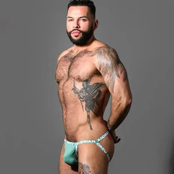 Andrew Christian Fly Jock Sage Green Medium - Picture 9 of 9